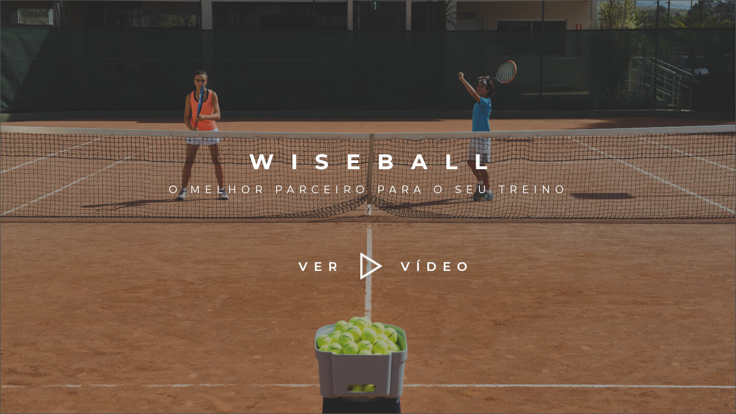 Lançadora de bolas de tênis - Wiseball Tênis Pro 18ah