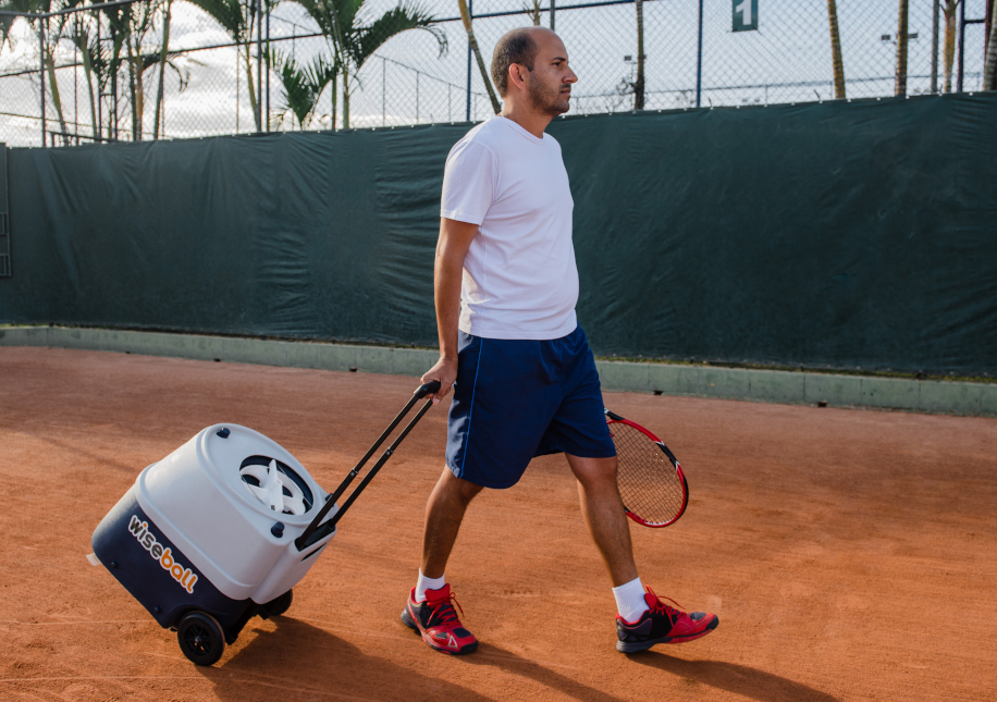 Lançadora de bolas de tênis - Wiseball Tênis Pro 18ah